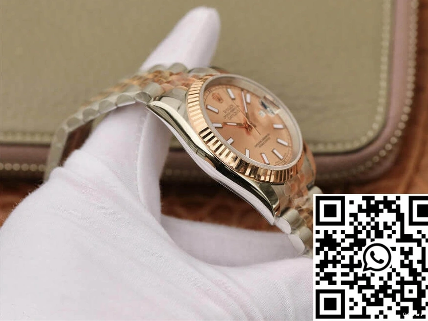 Pink Rose Rolex Dial Gold 116231 GM Factory 36MM Datejust 1217